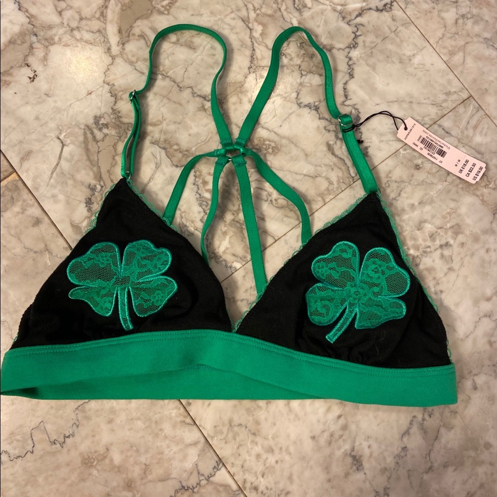 Victoria Secret Shamrock Bralette